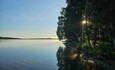 Озеро Струсто, вид с полуострова Пантелеевский Рог