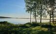 Озеро Струсто, вид с полуострова Пантелевский Рог