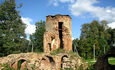 The ruins of the Sapieha castle in Golshany, Руины Гольшанского замка 