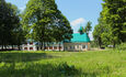 The Oginski estate in Zalesye, Дворец расположен в живописном парке, разбитом в английском стиле - имеет пейзажный характер