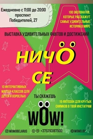 Выставка удивительных фактов и достижений «НИЧОСЕ»