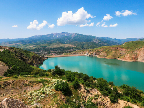 Затопленная дорога, Чарвак и архивные фото Узбекистана | Anur Tour Узбекистан | Дзен