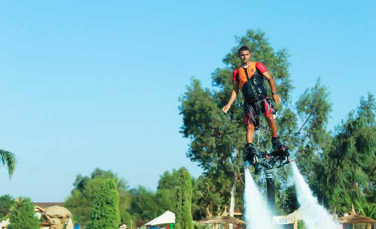 Flyboard пейзаж