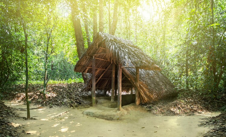 The Cu Chi Tunnels tour on a motorbike