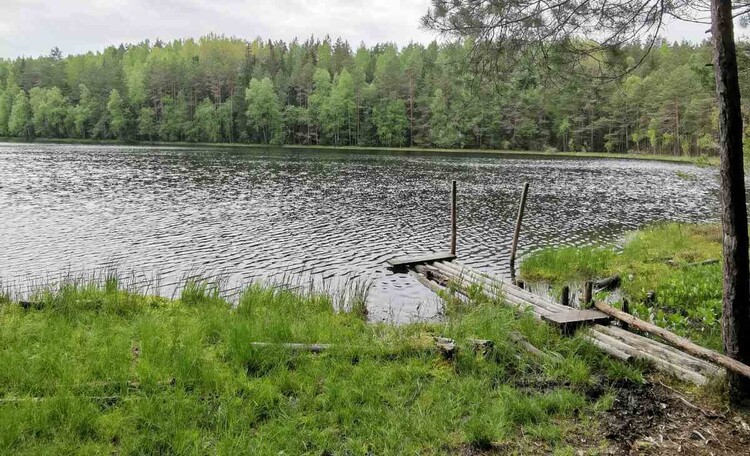 Дом у озера Болдук. Голубые озера. 