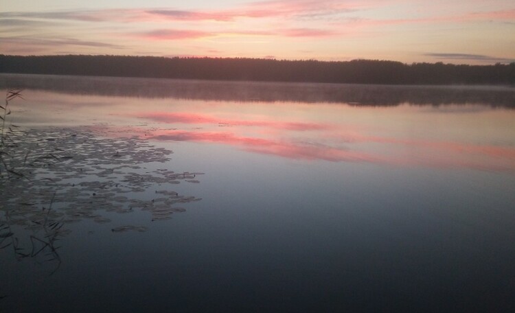 Утро на озере 