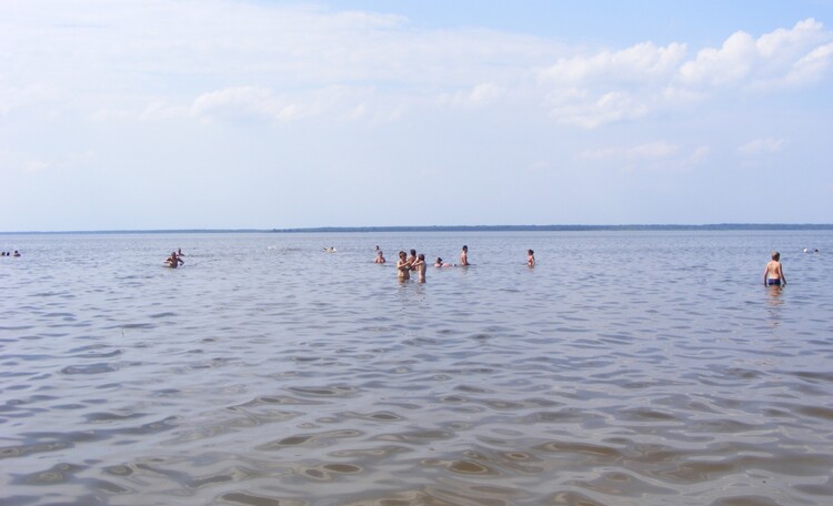 Водохранилище Селец. Пляжная зона