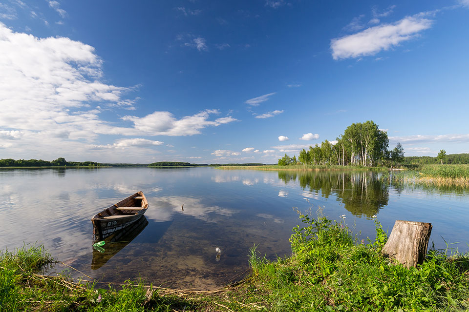 Национальный парк «Браславские озера», Озеро «Струсто» летом. 